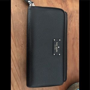 Kate Spade wallet - double zip leather wallet